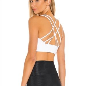 Criss cross sports bra